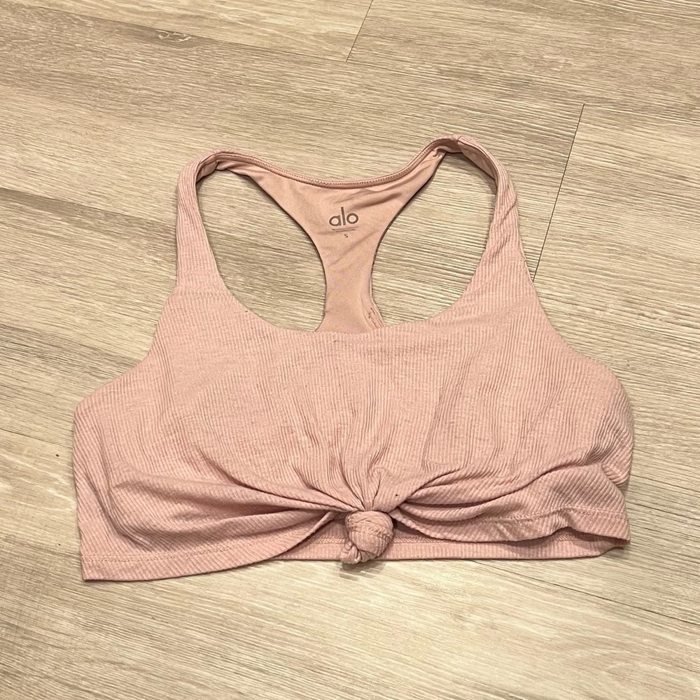 ALO Pink Sports Bra
